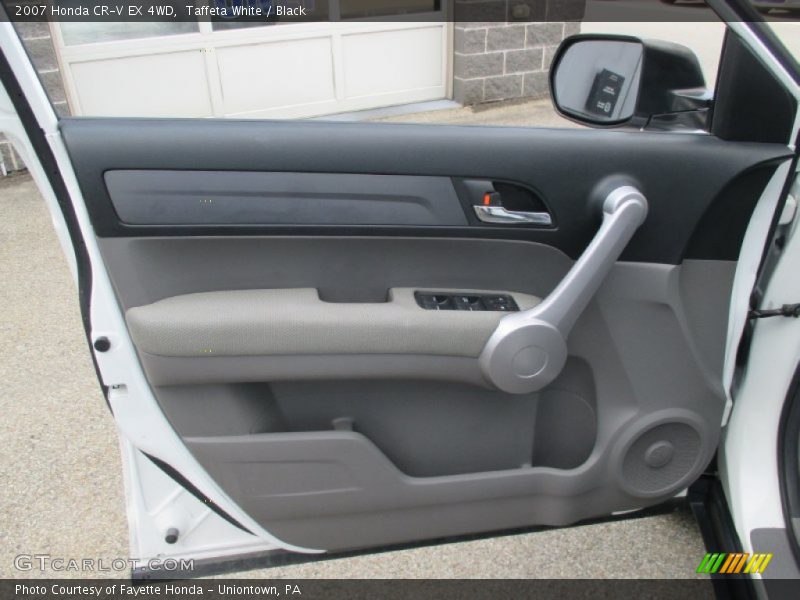 Taffeta White / Black 2007 Honda CR-V EX 4WD