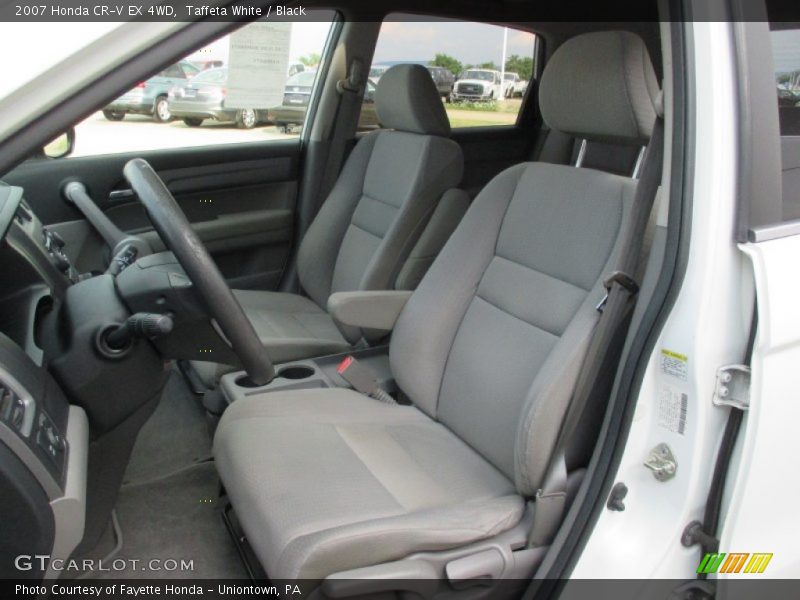 Taffeta White / Black 2007 Honda CR-V EX 4WD