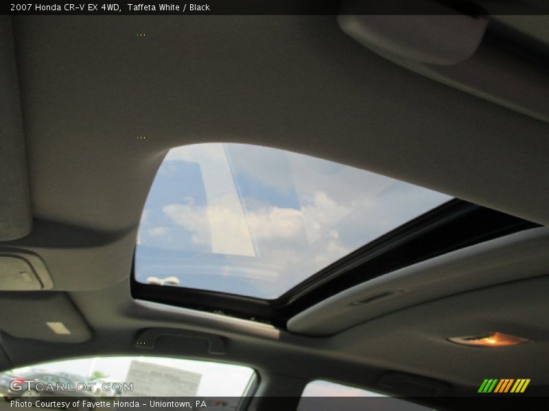 Taffeta White / Black 2007 Honda CR-V EX 4WD