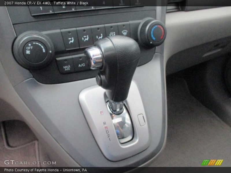 Taffeta White / Black 2007 Honda CR-V EX 4WD