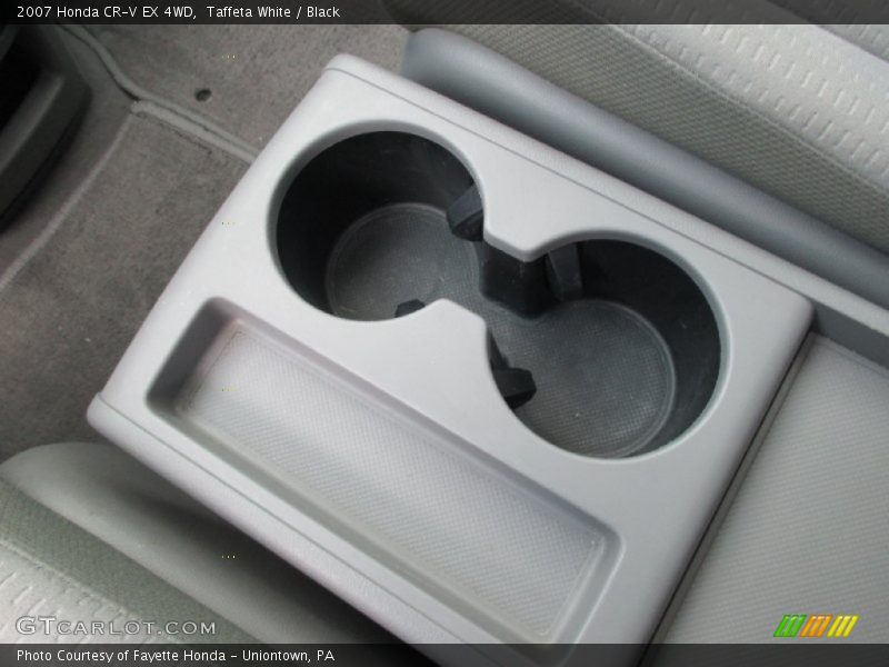 Taffeta White / Black 2007 Honda CR-V EX 4WD