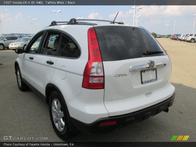 Taffeta White / Black 2007 Honda CR-V EX 4WD
