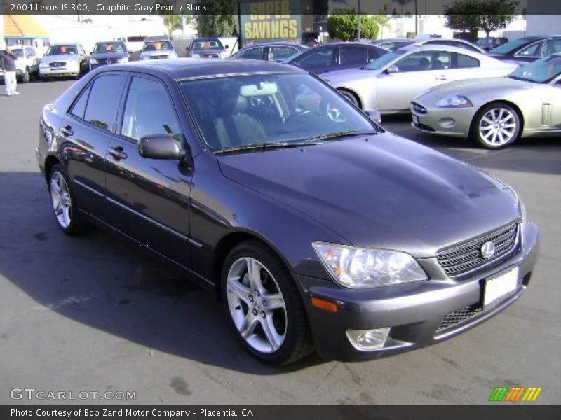 Graphite Gray Pearl / Black 2004 Lexus IS 300