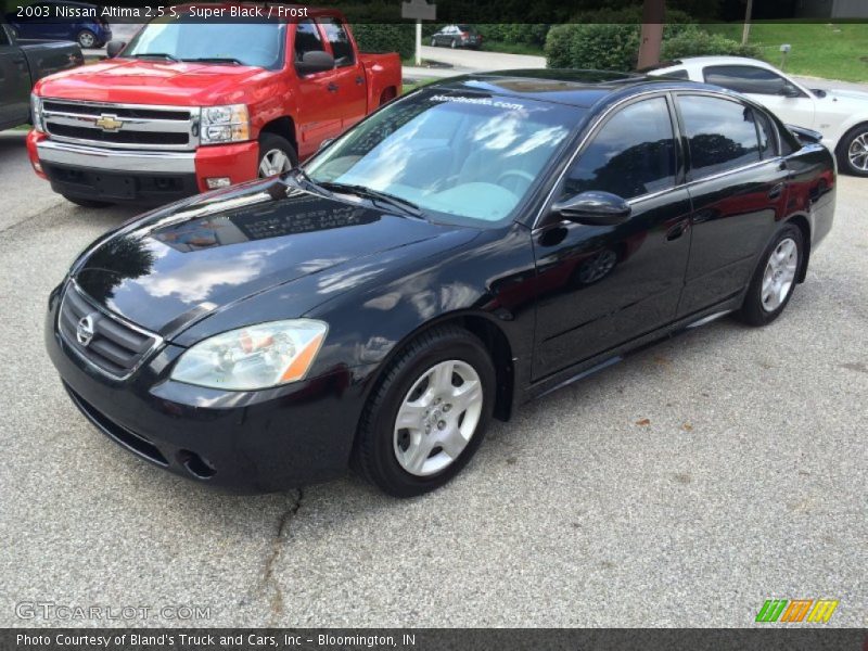 Super Black / Frost 2003 Nissan Altima 2.5 S