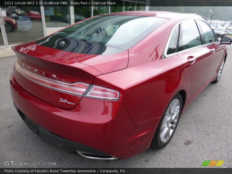 Ruby Red / Charcoal Black 2013 Lincoln MKZ 2.0L EcoBoost FWD