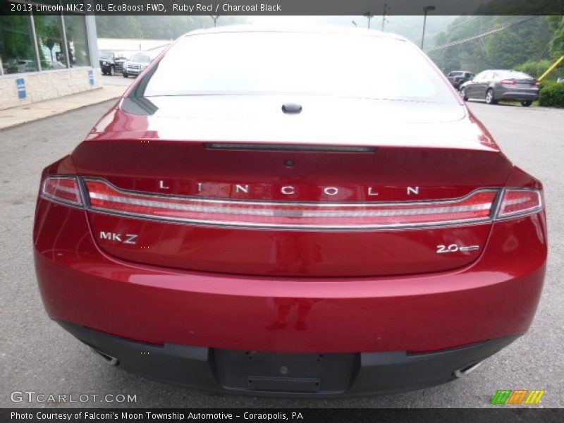 Ruby Red / Charcoal Black 2013 Lincoln MKZ 2.0L EcoBoost FWD