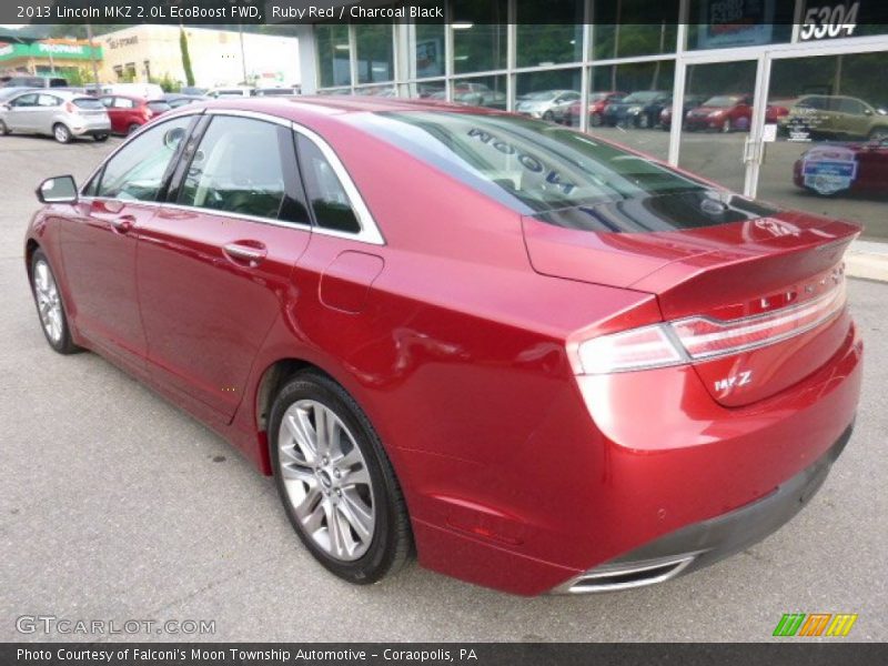 Ruby Red / Charcoal Black 2013 Lincoln MKZ 2.0L EcoBoost FWD