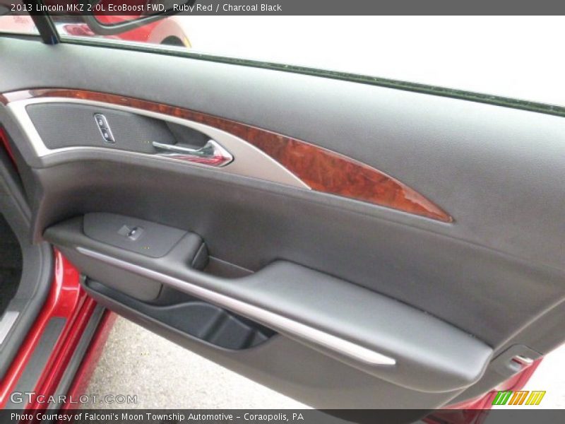 Ruby Red / Charcoal Black 2013 Lincoln MKZ 2.0L EcoBoost FWD