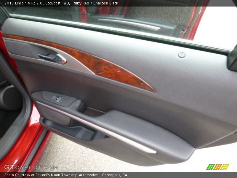 Ruby Red / Charcoal Black 2013 Lincoln MKZ 2.0L EcoBoost FWD