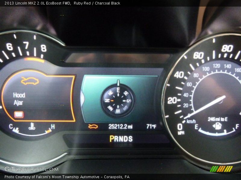 Ruby Red / Charcoal Black 2013 Lincoln MKZ 2.0L EcoBoost FWD