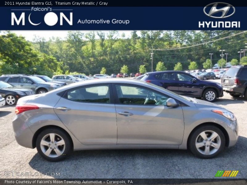 Titanium Gray Metallic / Gray 2011 Hyundai Elantra GLS