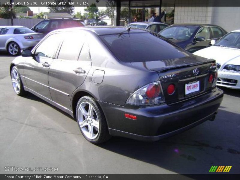 Graphite Gray Pearl / Black 2004 Lexus IS 300