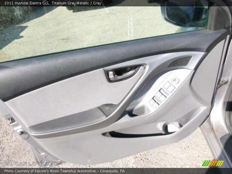 Titanium Gray Metallic / Gray 2011 Hyundai Elantra GLS