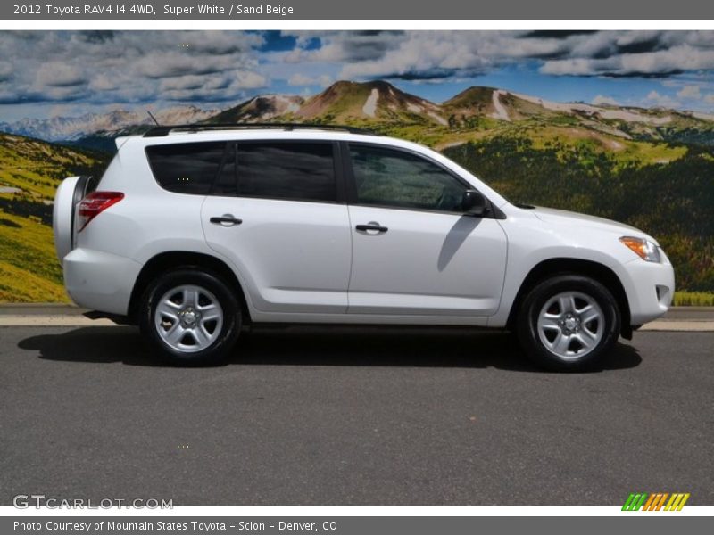 Super White / Sand Beige 2012 Toyota RAV4 I4 4WD