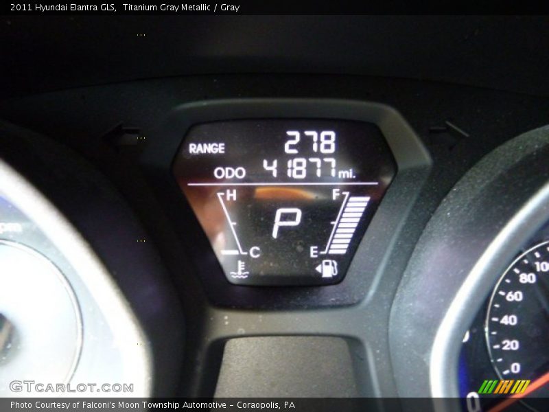Titanium Gray Metallic / Gray 2011 Hyundai Elantra GLS