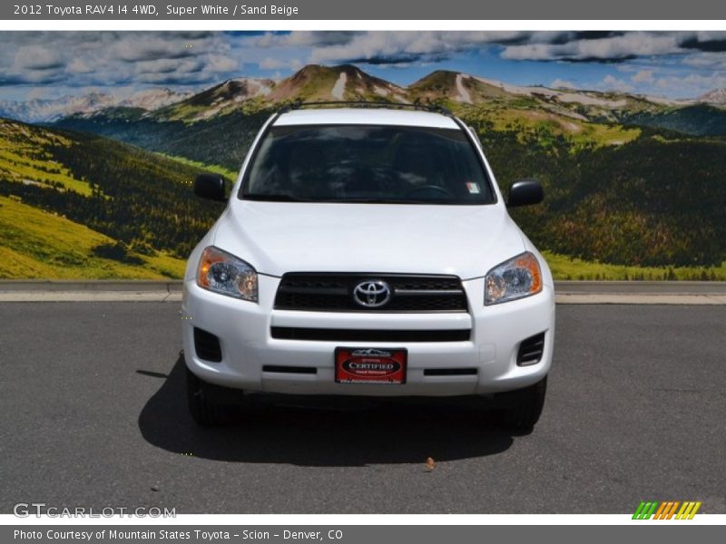 Super White / Sand Beige 2012 Toyota RAV4 I4 4WD