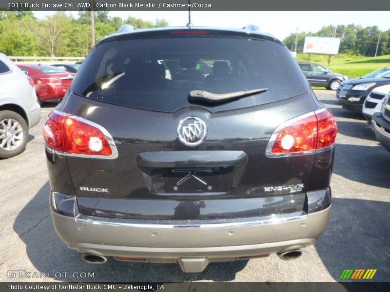 Carbon Black Metallic / Cashmere/Cocoa 2011 Buick Enclave CXL AWD