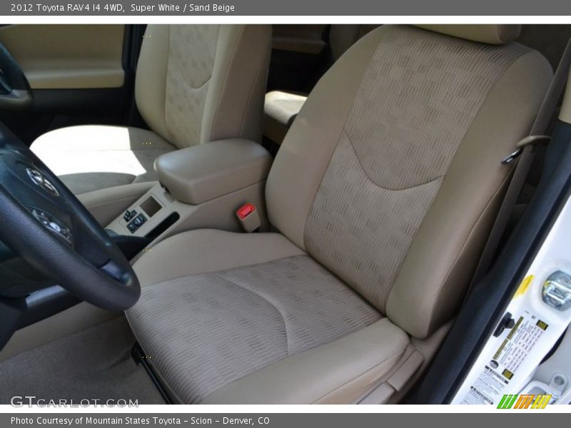 Super White / Sand Beige 2012 Toyota RAV4 I4 4WD