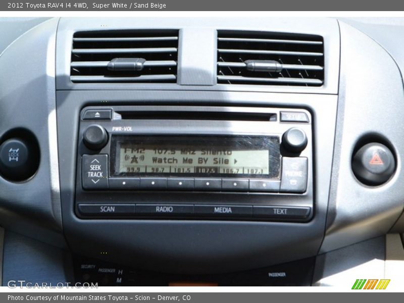 Super White / Sand Beige 2012 Toyota RAV4 I4 4WD