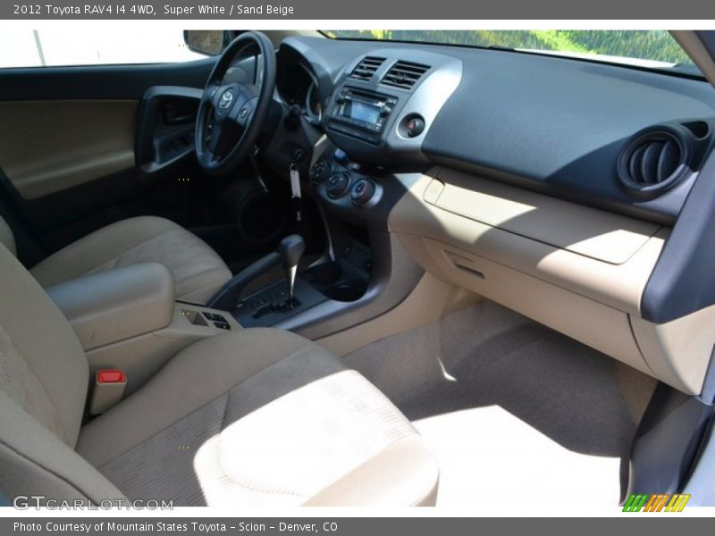 Super White / Sand Beige 2012 Toyota RAV4 I4 4WD