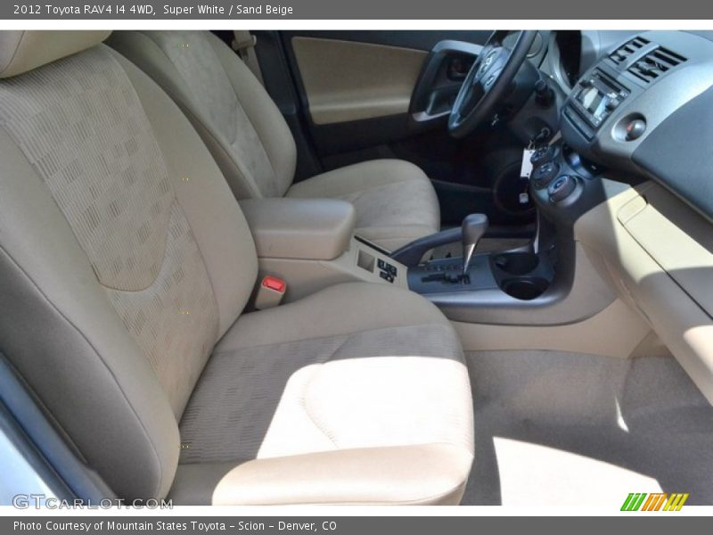 Super White / Sand Beige 2012 Toyota RAV4 I4 4WD