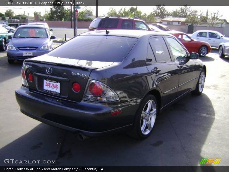 Graphite Gray Pearl / Black 2004 Lexus IS 300