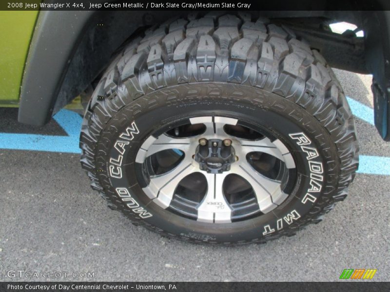 Jeep Green Metallic / Dark Slate Gray/Medium Slate Gray 2008 Jeep Wrangler X 4x4