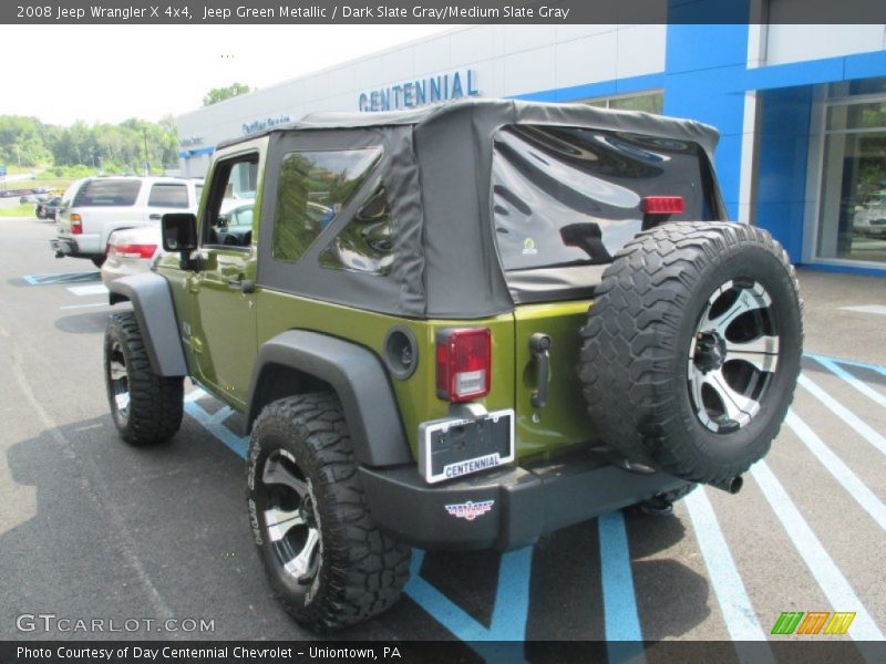 Jeep Green Metallic / Dark Slate Gray/Medium Slate Gray 2008 Jeep Wrangler X 4x4