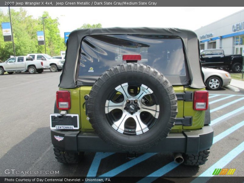 Jeep Green Metallic / Dark Slate Gray/Medium Slate Gray 2008 Jeep Wrangler X 4x4