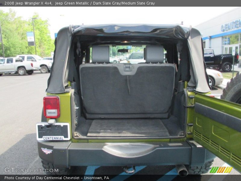 Jeep Green Metallic / Dark Slate Gray/Medium Slate Gray 2008 Jeep Wrangler X 4x4