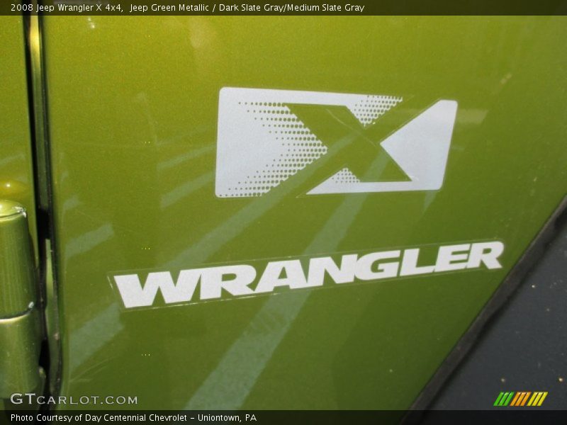 Jeep Green Metallic / Dark Slate Gray/Medium Slate Gray 2008 Jeep Wrangler X 4x4