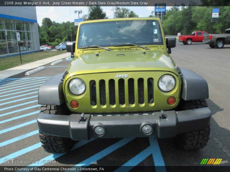 Jeep Green Metallic / Dark Slate Gray/Medium Slate Gray 2008 Jeep Wrangler X 4x4