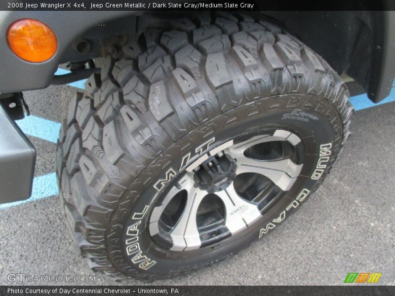 Jeep Green Metallic / Dark Slate Gray/Medium Slate Gray 2008 Jeep Wrangler X 4x4