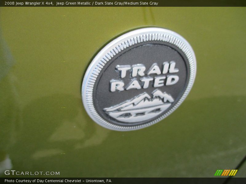 Jeep Green Metallic / Dark Slate Gray/Medium Slate Gray 2008 Jeep Wrangler X 4x4