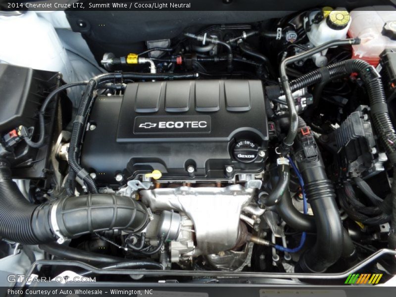 Summit White / Cocoa/Light Neutral 2014 Chevrolet Cruze LTZ