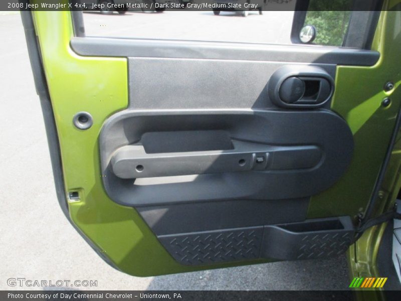 Jeep Green Metallic / Dark Slate Gray/Medium Slate Gray 2008 Jeep Wrangler X 4x4