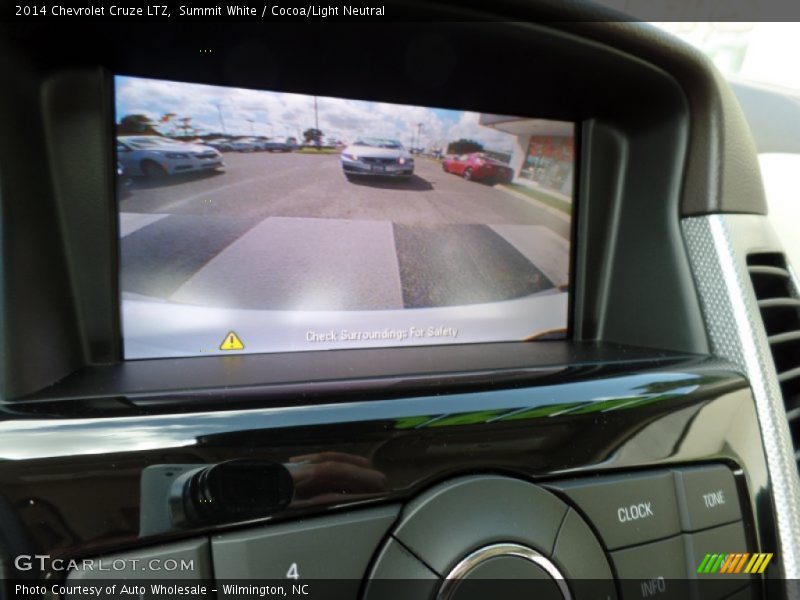 Summit White / Cocoa/Light Neutral 2014 Chevrolet Cruze LTZ
