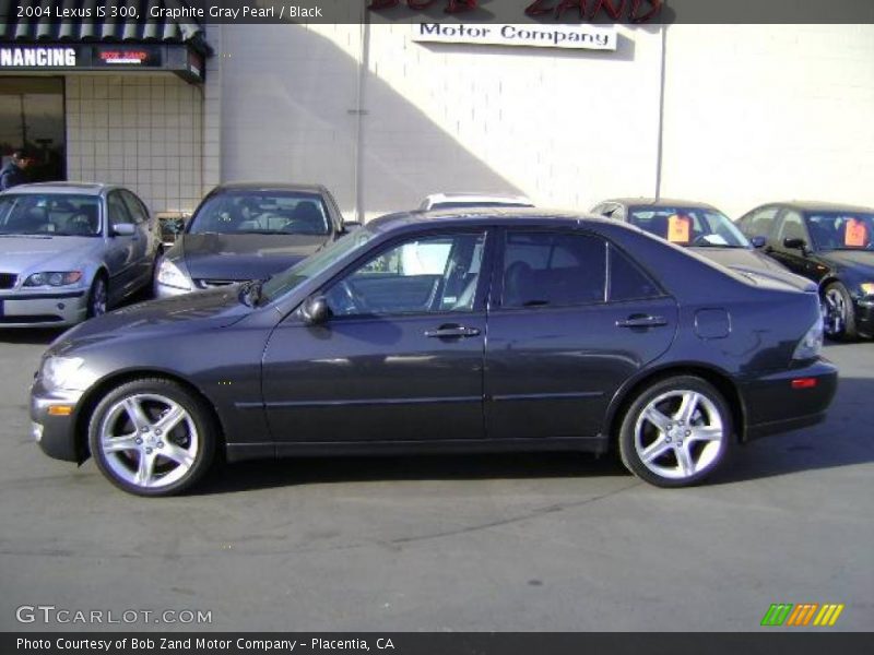 Graphite Gray Pearl / Black 2004 Lexus IS 300