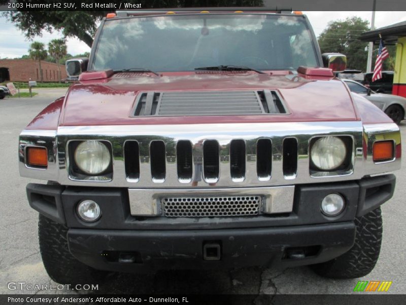 Red Metallic / Wheat 2003 Hummer H2 SUV