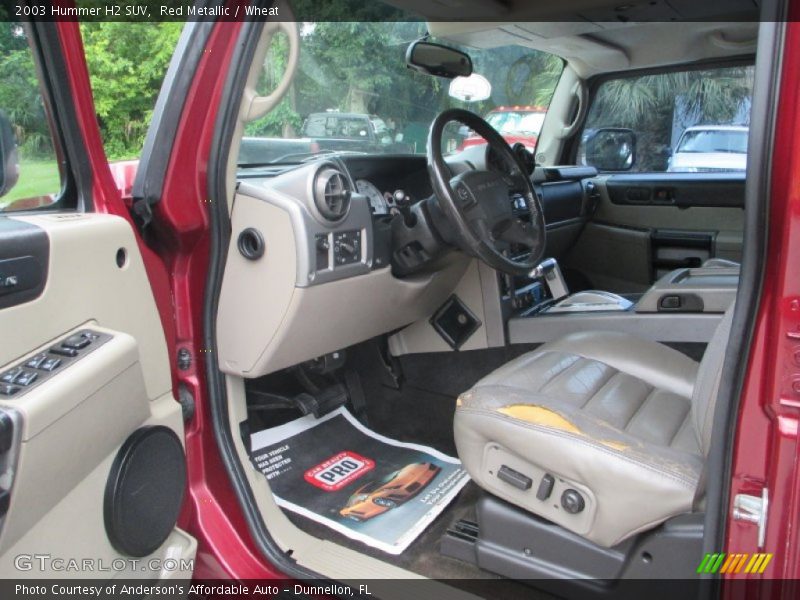 Red Metallic / Wheat 2003 Hummer H2 SUV