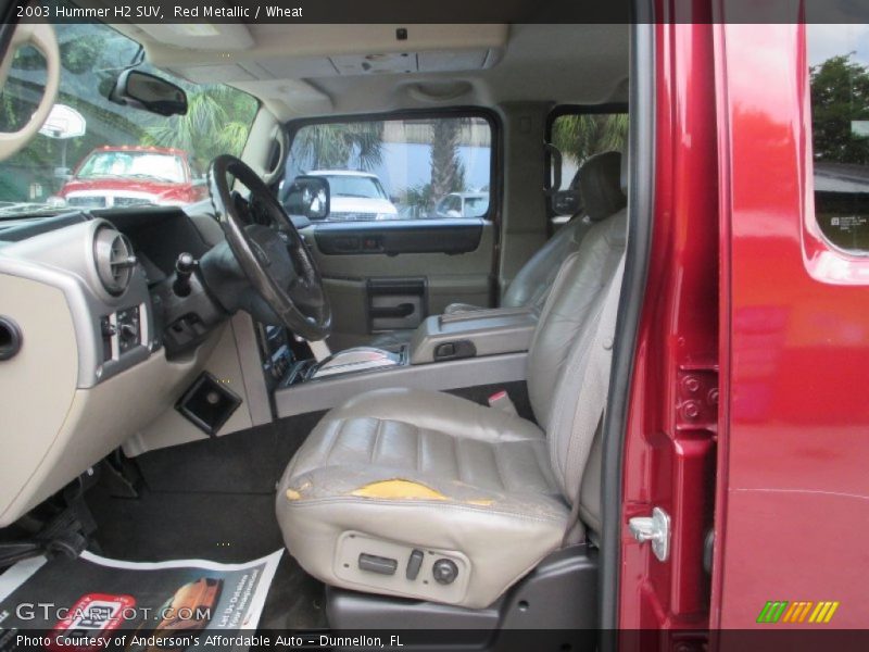 Red Metallic / Wheat 2003 Hummer H2 SUV