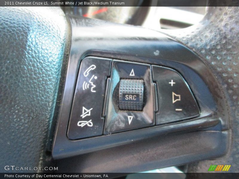 Summit White / Jet Black/Medium Titanium 2011 Chevrolet Cruze LS