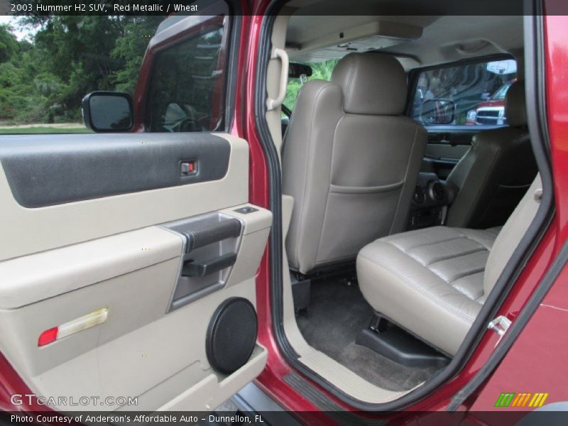 Red Metallic / Wheat 2003 Hummer H2 SUV