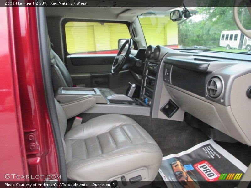 Red Metallic / Wheat 2003 Hummer H2 SUV