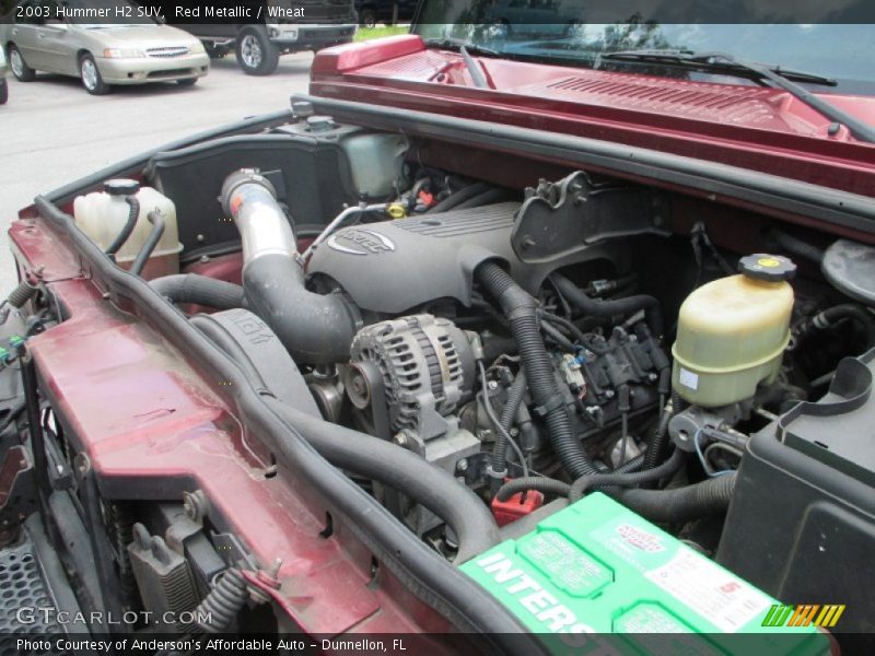 Red Metallic / Wheat 2003 Hummer H2 SUV