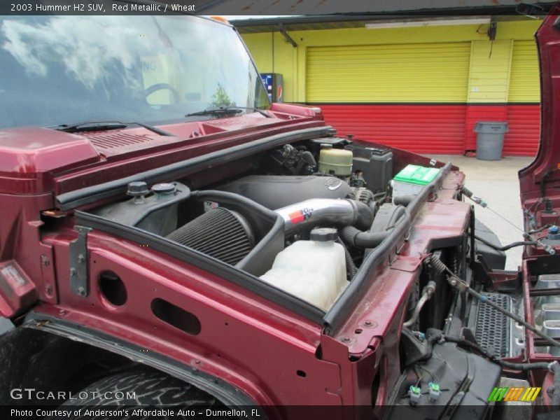 Red Metallic / Wheat 2003 Hummer H2 SUV