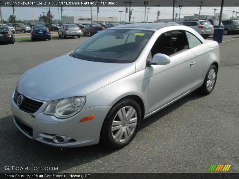 Silver Essence Metallic / Titan Black 2007 Volkswagen Eos 2.0T