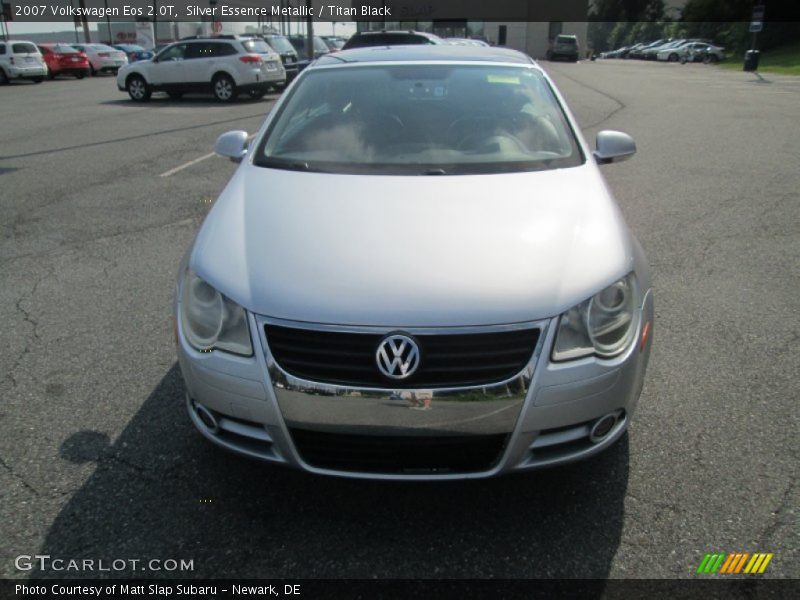 Silver Essence Metallic / Titan Black 2007 Volkswagen Eos 2.0T