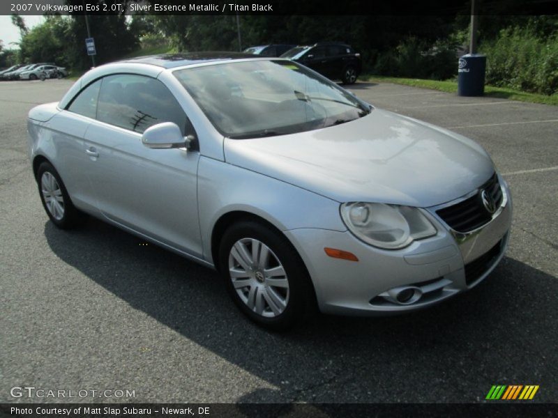 Silver Essence Metallic / Titan Black 2007 Volkswagen Eos 2.0T