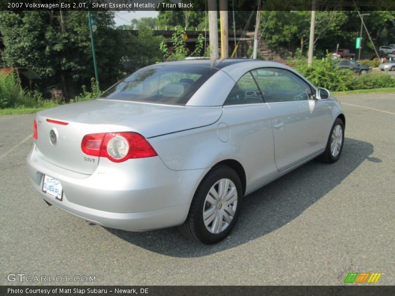 Silver Essence Metallic / Titan Black 2007 Volkswagen Eos 2.0T
